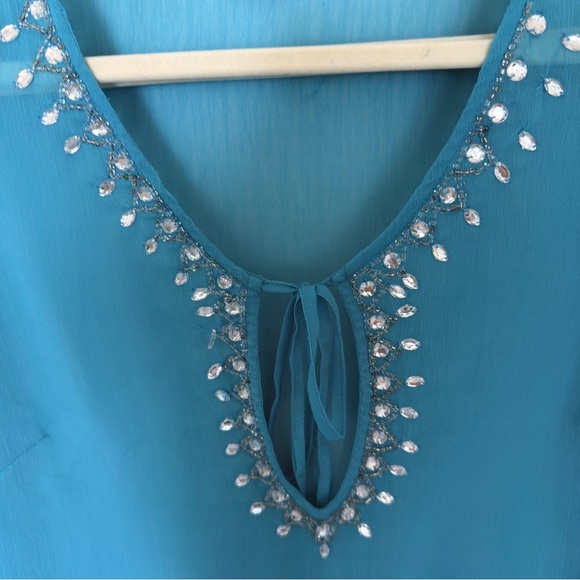 Cover up Tunic Turqouise by SOAKED XL - Picture 7 of 16